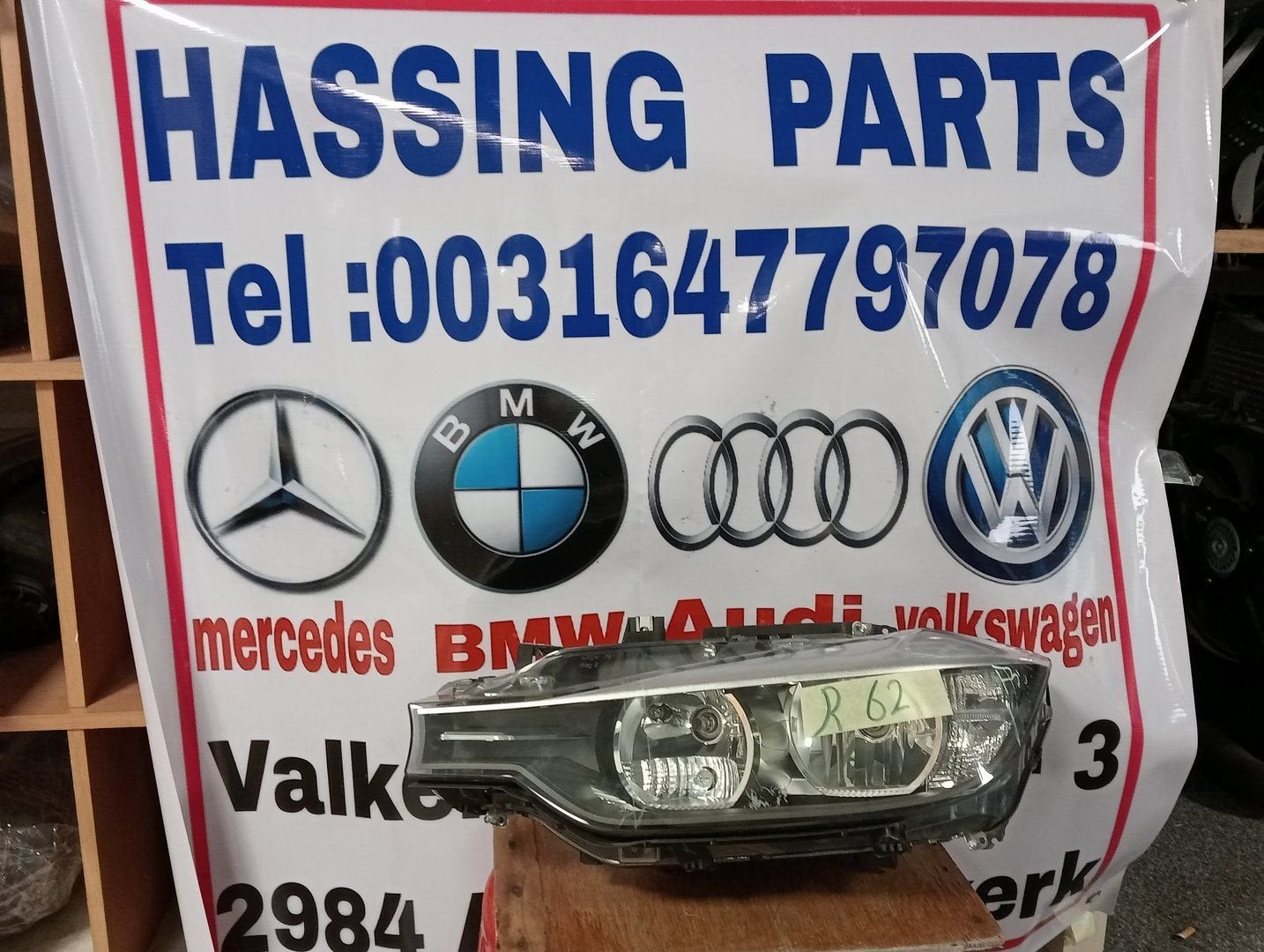 BMW 3 serie F30 F80 koplamp Links Full led 7259523, Gebruikt, -, -, Ophalen of Verzenden