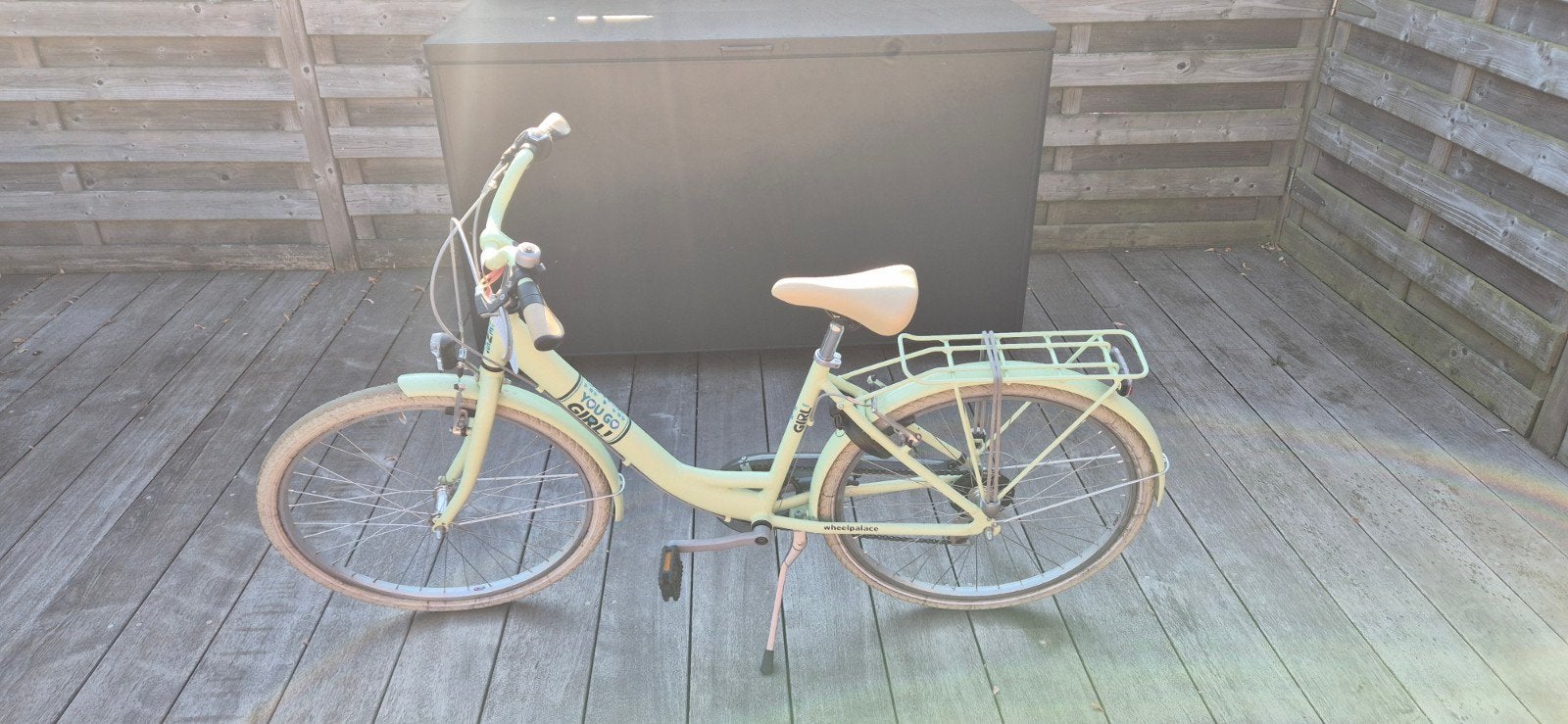 Meisjesfiets 26 inch, Velgrem, Zo goed als nieuw, Handrem, You go girl