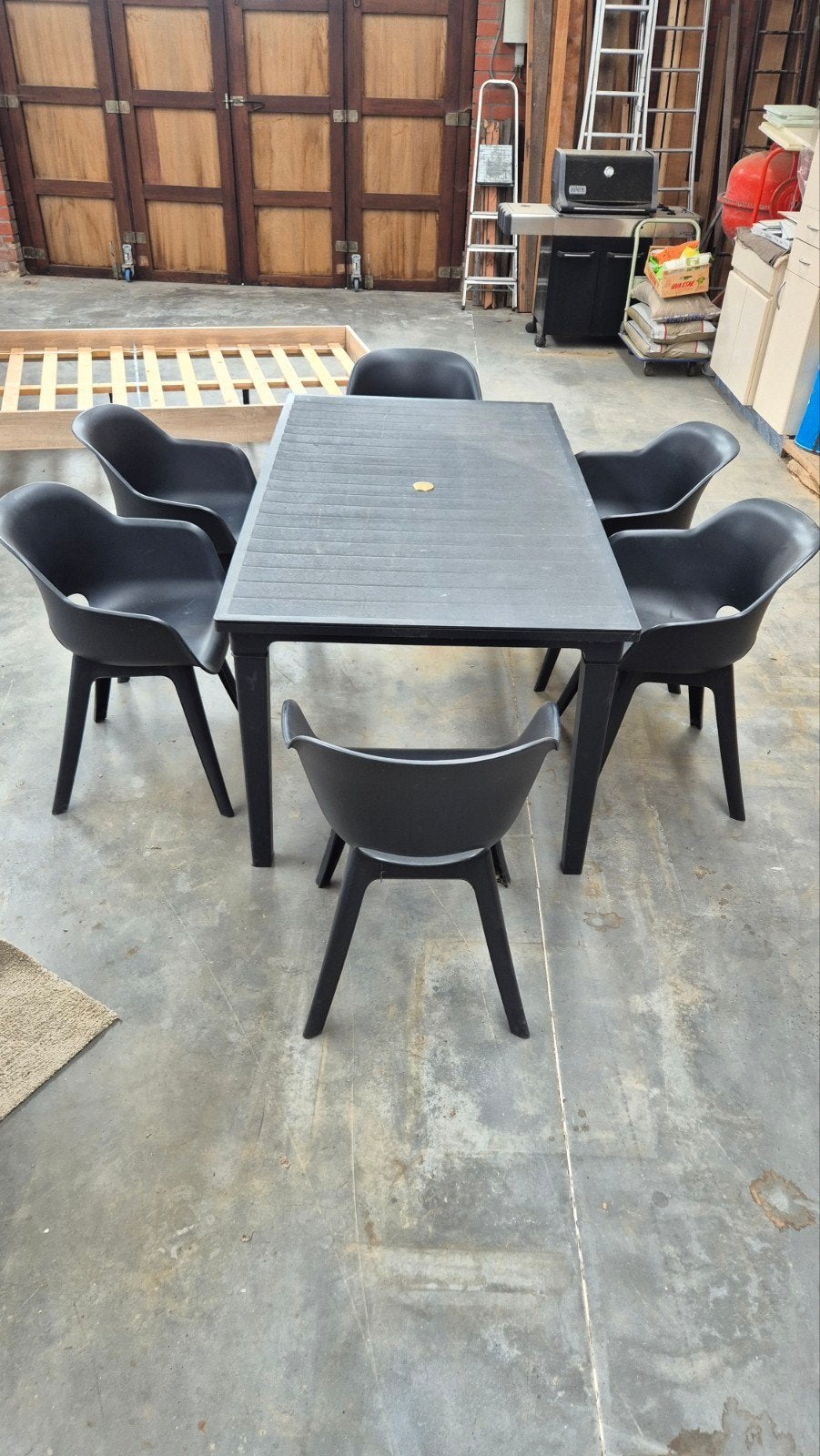 Tuinset met 6 stoelen Alibert, Ophalen, Tuinset