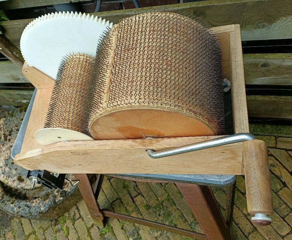 Moulin à carder LOUET grand modèle 19 cm de large (SP3), Enlèvement ou Envoi, Utilisé