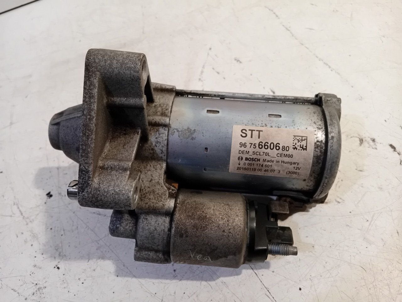Startmotor Citroën C4, Onderdelen@venauto.nl, Van der Ven Autorecycling B.V., Gebruikt, Ettenseweg 76, 4706 PB Roosendaal, The Netherlands