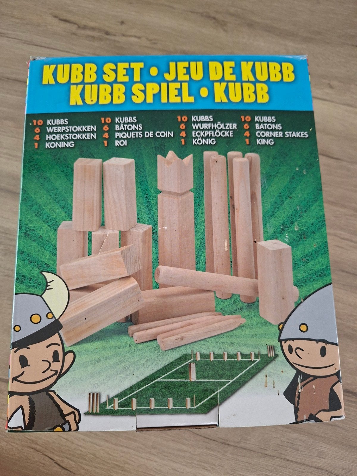 kinder kubb spel, Ophalen of Verzenden, Zo goed als nieuw