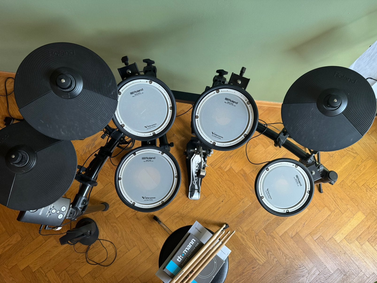 Roland TD-1DMK V-Drums elektronische drumset + accessoires, Muziek en Instrumenten, Ophalen, Zo goed als nieuw, Roland