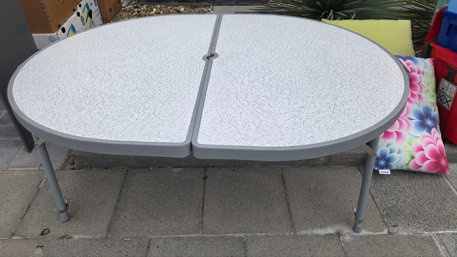 Crepso tafel plooibaar, Caravans en Kamperen, Ophalen, Campingtafel