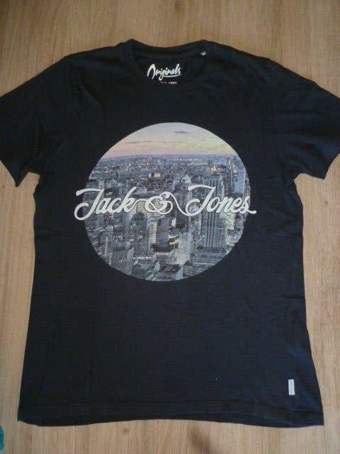 Zwarte heren t-shirt van jack&jones, small, Kleding | Heren, T-shirts, Ophalen of Verzenden, Jack&Jones