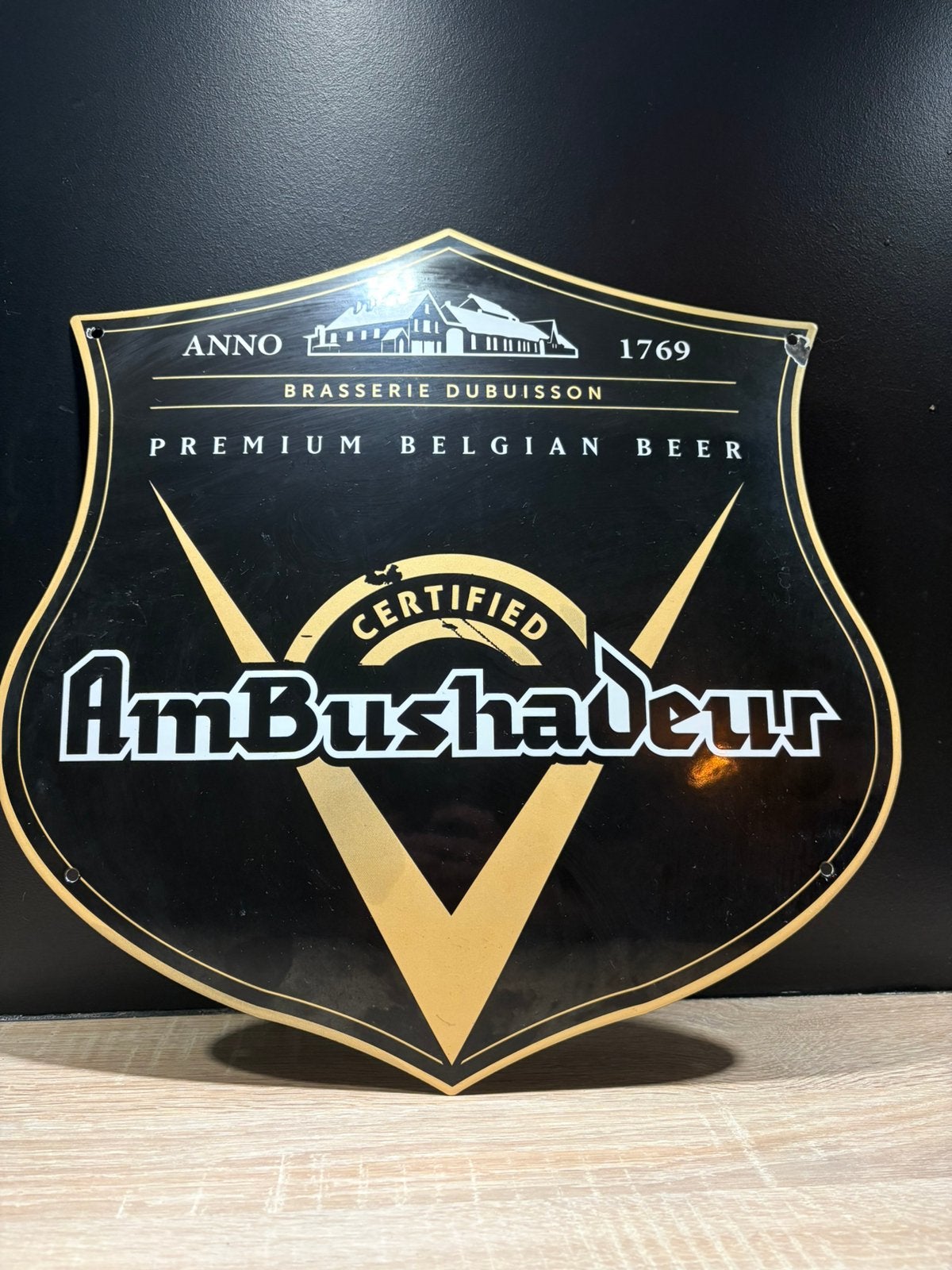Plaque emaillée Bush, Collections, Enlèvement, Utilisé