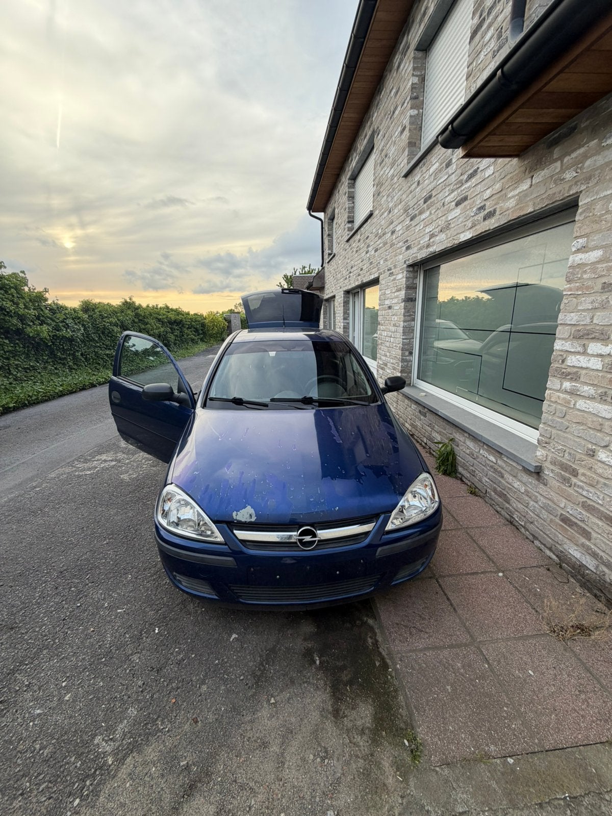 Opel corsa, Stof, Blauw, 5 zetels, Overige carrosserie