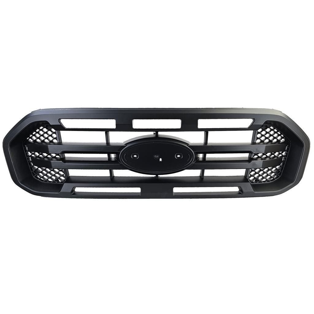 Radiator Grill Zwart Dubbel Spijl Voor Ford Ranger T8, Verzenden