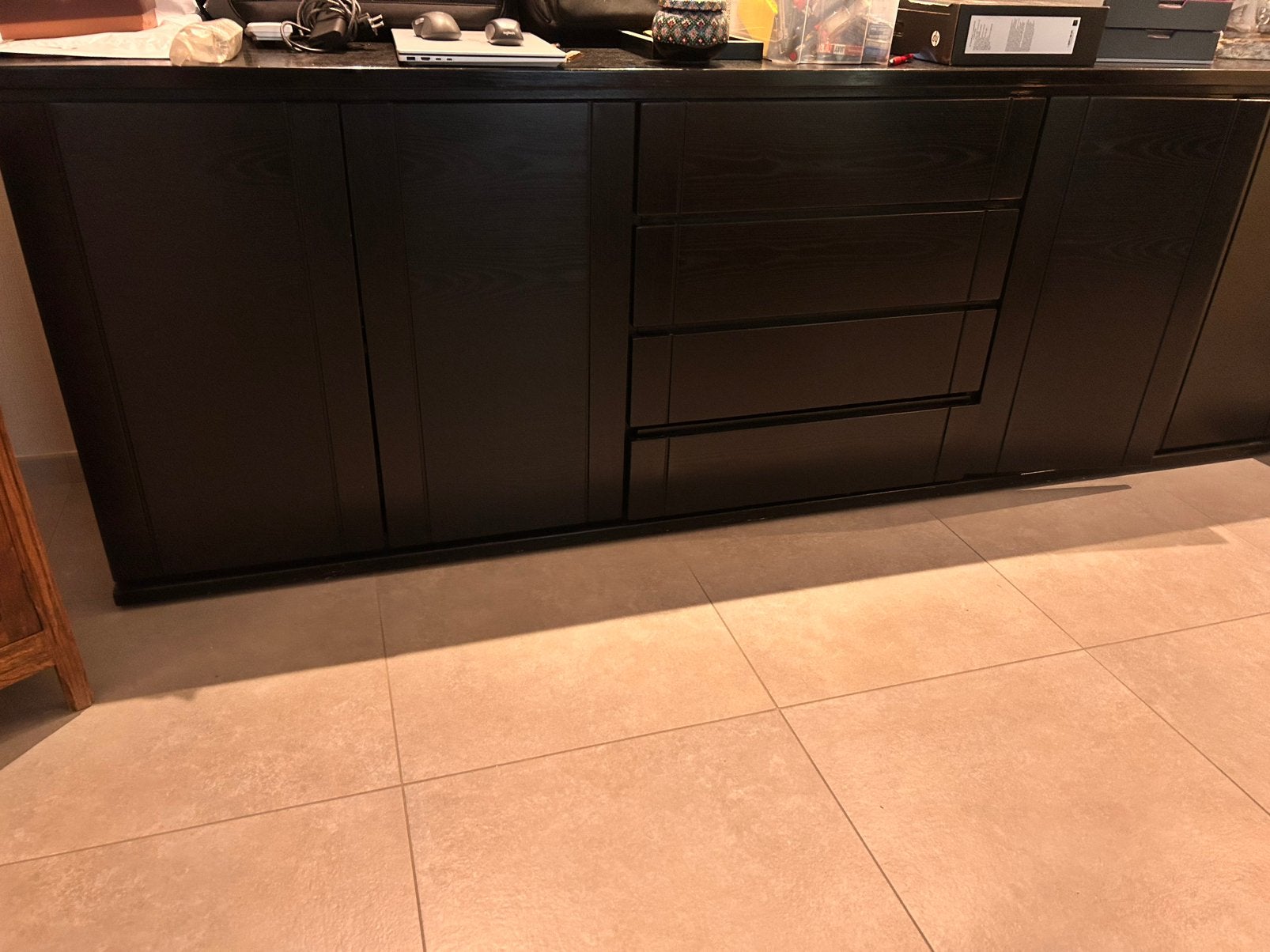 Commode + vitrinekast, Huis en Inrichting, Ophalen, Gebruikt