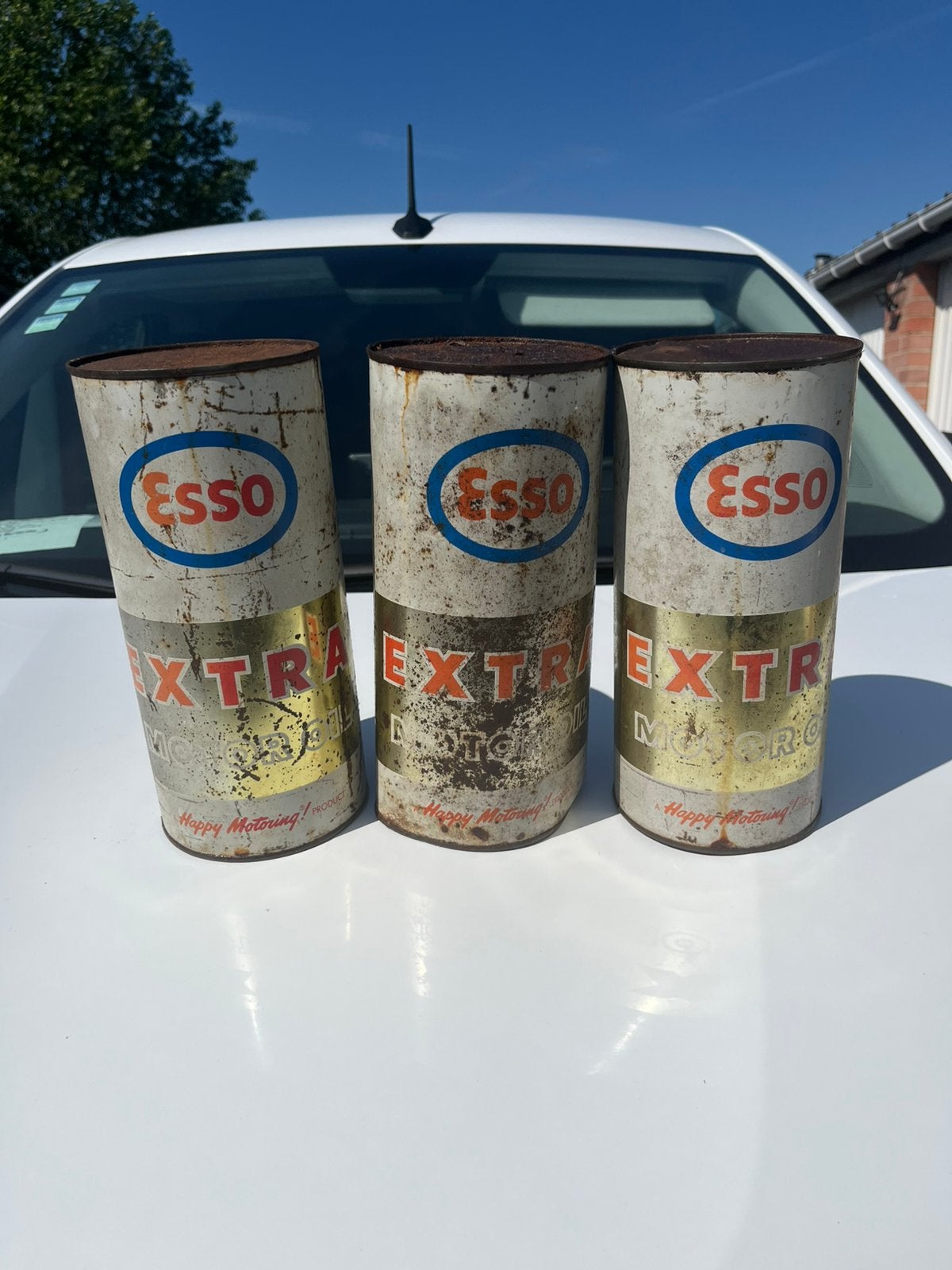 Olie bussen ESSO, Verzamelen, Ophalen, Zo goed als nieuw