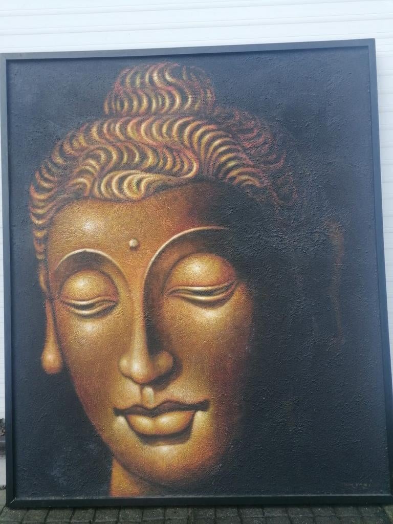 Budha schilderij 103b x123,50l, Ophalen