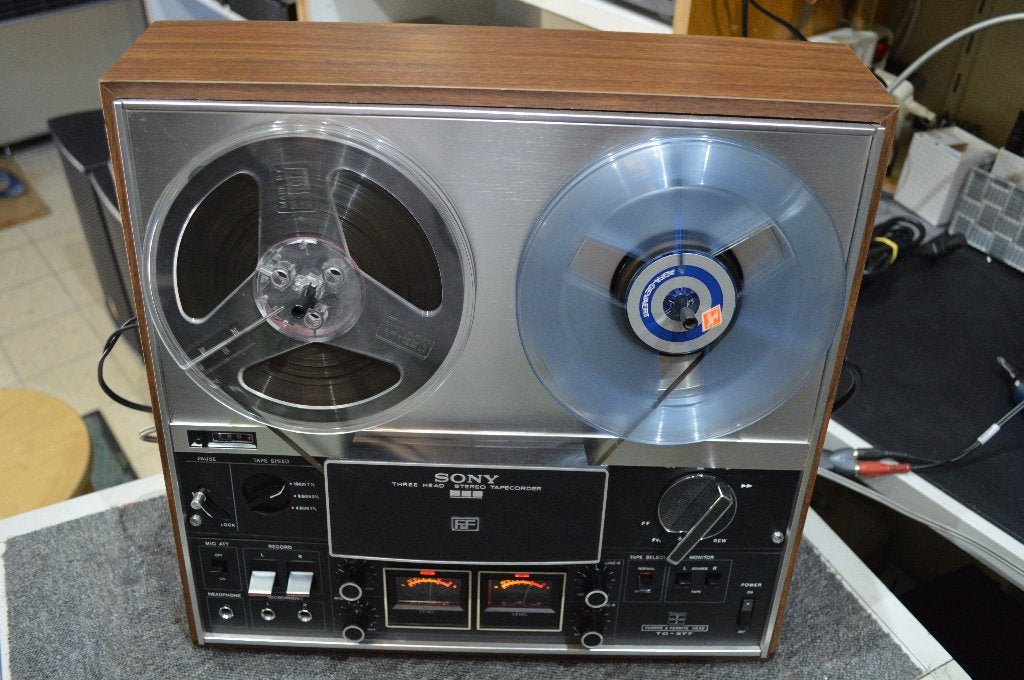 SONY TC 377  3 head tape recorder, Audio, Tv en Foto, Bandrecorder, Ophalen, Bandrecorder, Met stofkap