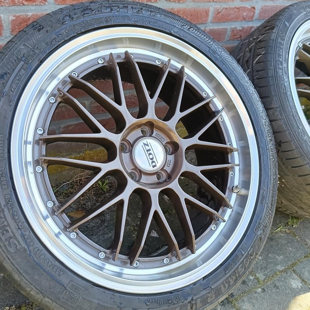 Dotz Velgen 19inch Made in Germany, Auto-onderdelen, Banden en Velgen, Gebruikt, Banden en Velgen, Personenwagen, Zomerbanden