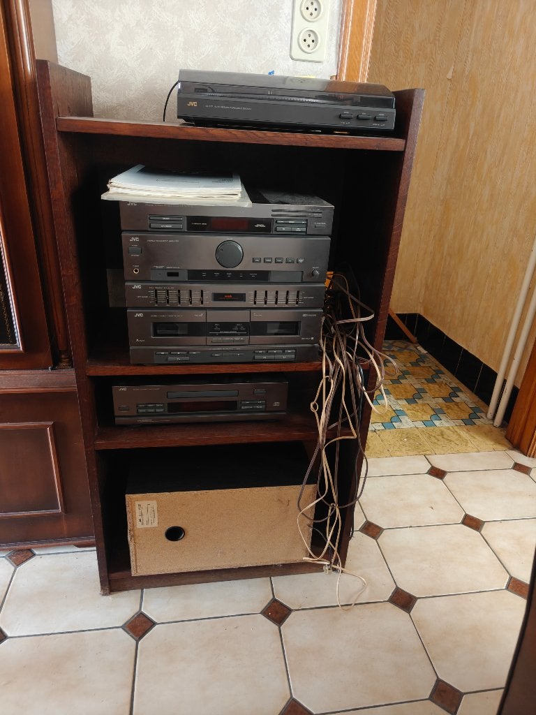 stereo, Enlèvement, Utilisé, Haut-parleurs, JVC