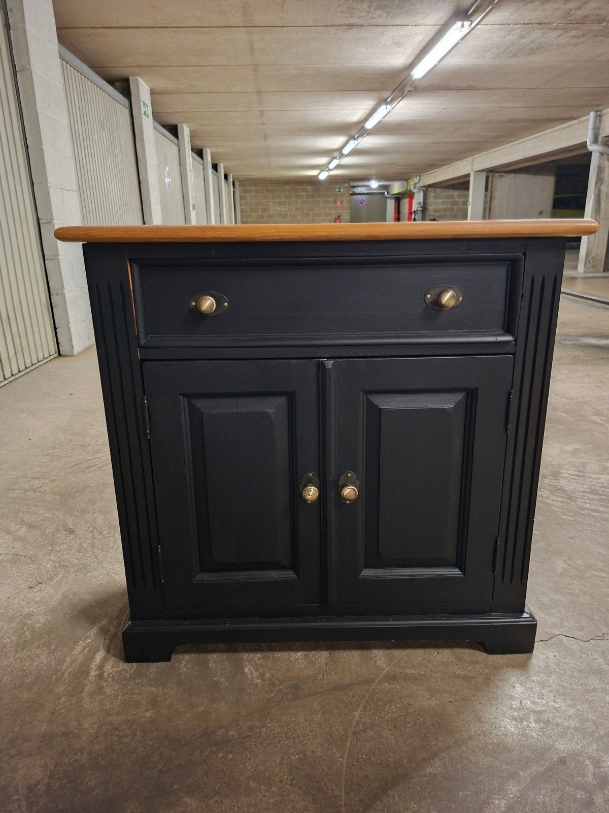 petit buffet noir / bois, Enlèvement