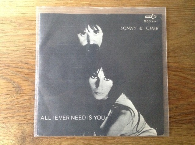 single sonny & cher, Enlèvement ou Envoi, Rock et Metal, Housse de protection extérieure, 7 inch
