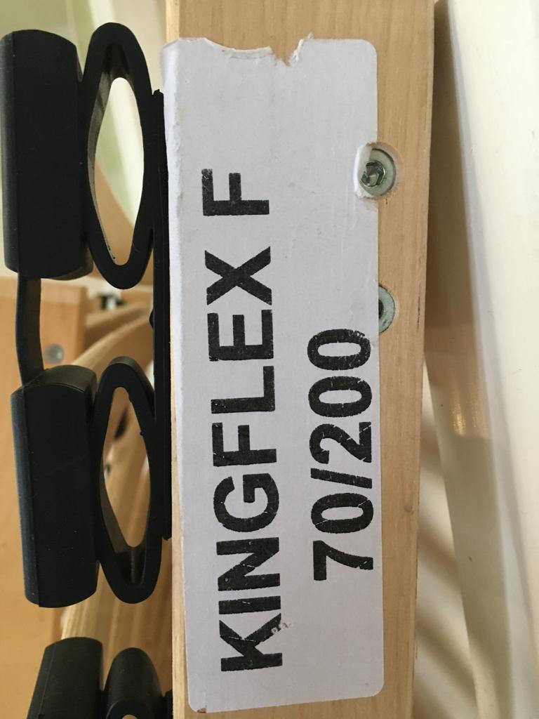 Lattenbodem, Huis en Inrichting, Slaapkamer | Matrassen en Bedbodems, Ophalen, Gebruikt, Bedbodem, 200 cm