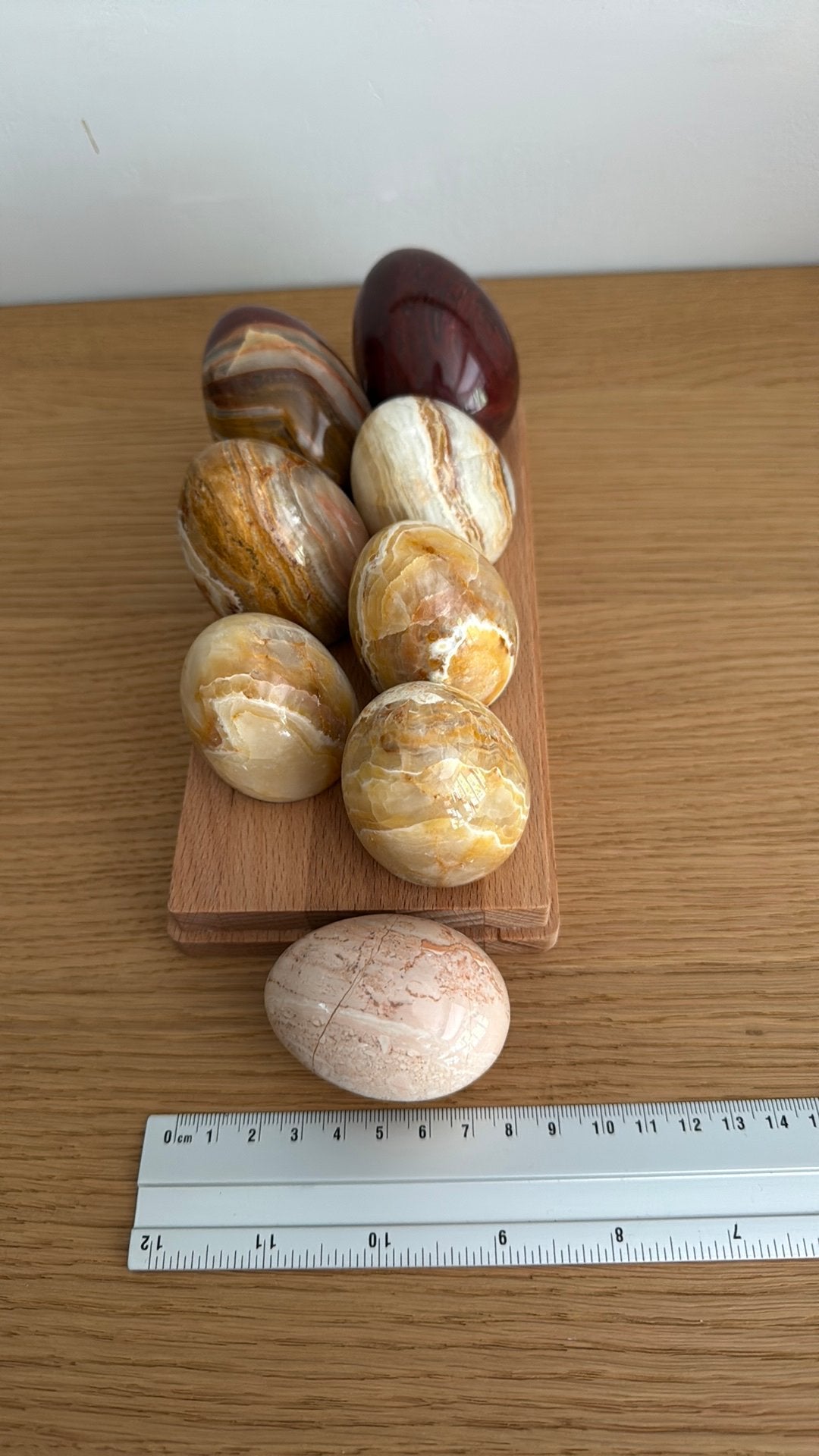 Lot de 8 oeufs en pierre, Enlèvement ou Envoi, Comme neuf