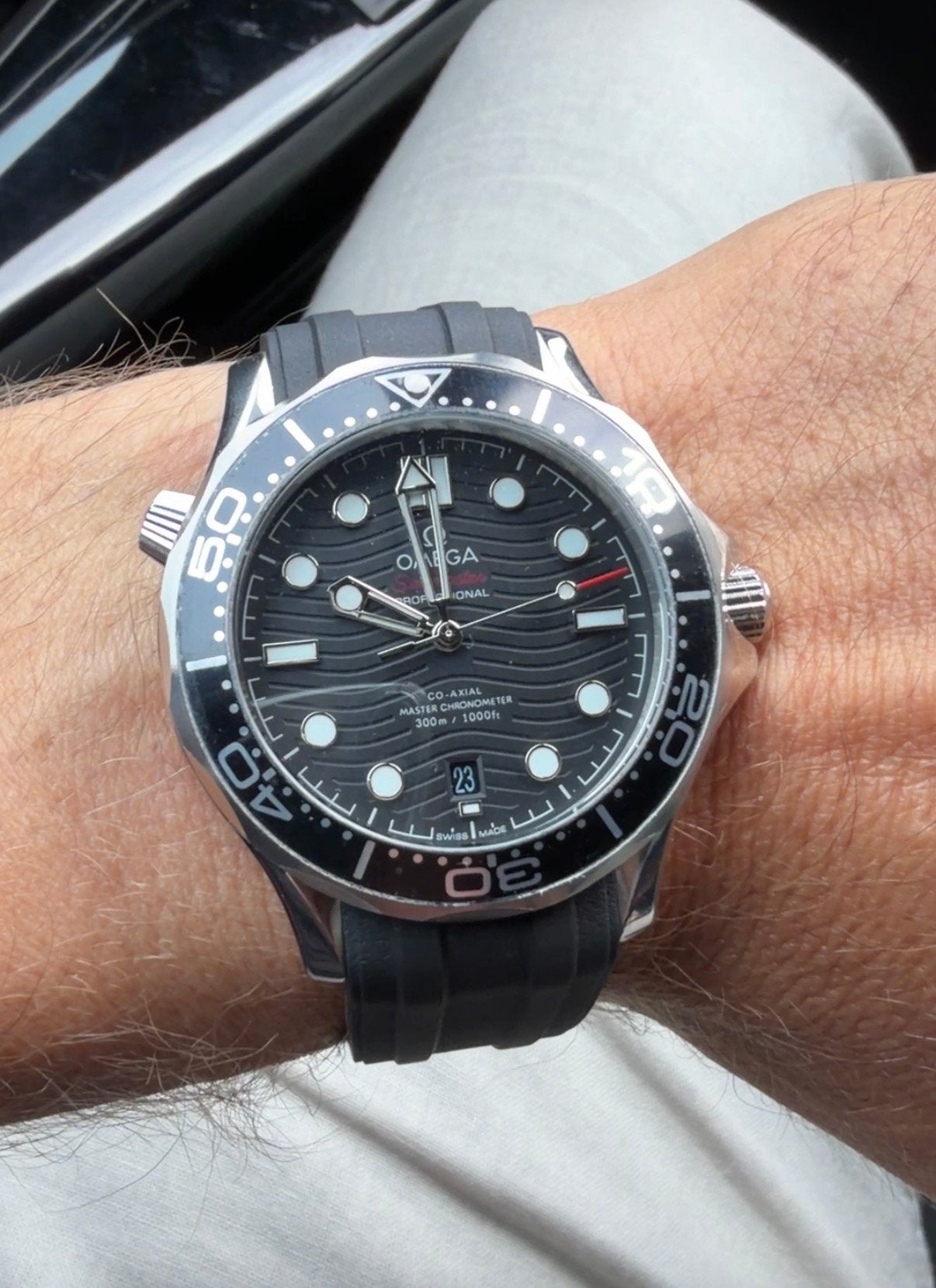 Omega Seamaster, Ophalen, Staal, Polshorloge, Nieuw