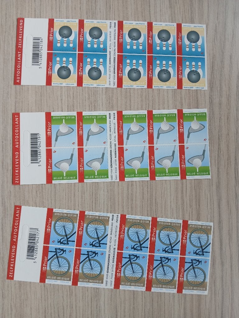 Boekjes sport 2007, Frankeerzegel, Ophalen of Verzenden, Zonder stempel, Postfris