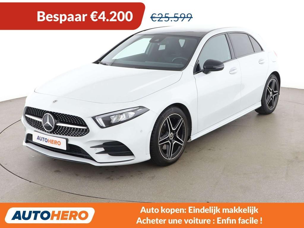 Mercedes-Benz A-Klasse 180 A 180 d AMG Line (bj 2021), Auto's, Mercedes-Benz, Voorwielaandrijving, Gebruikt, 116 pk, Alcantara