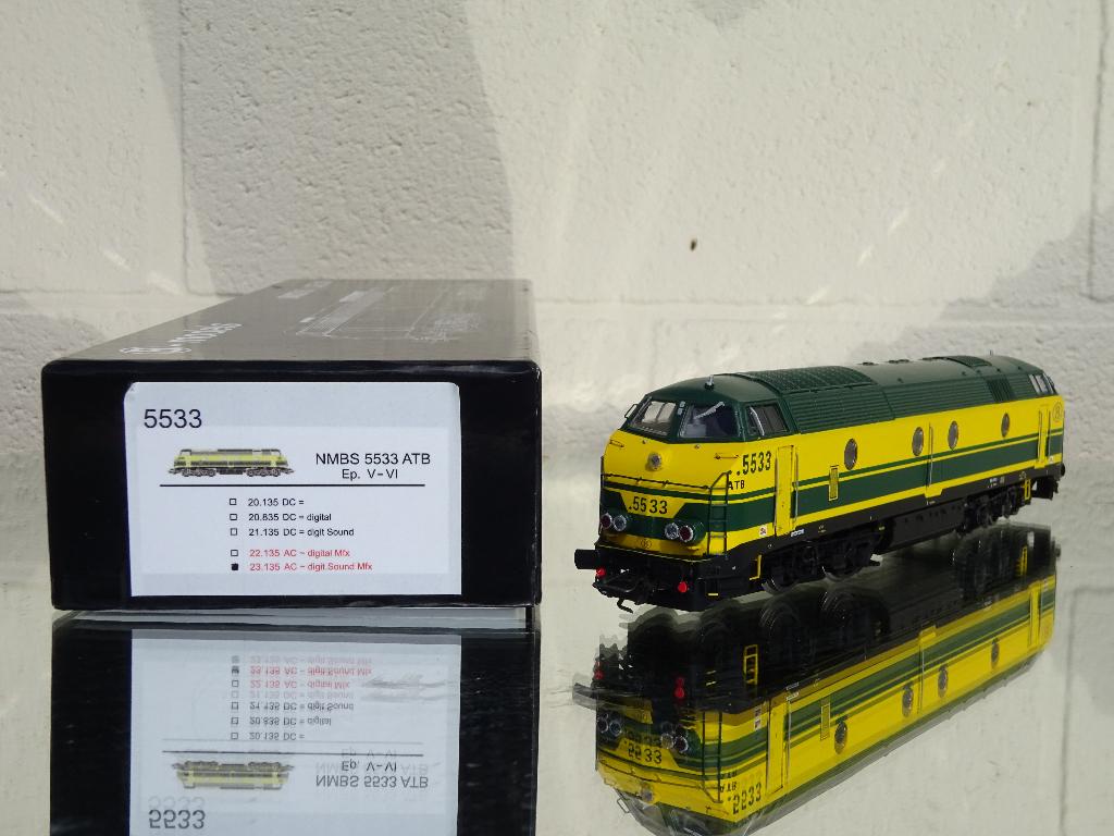 B-Models locomotive Série 5533-ATB-SNCB/digital sound mfx, Hobby & Loisirs créatifs, Trains miniatures | HO, Enlèvement ou Envoi