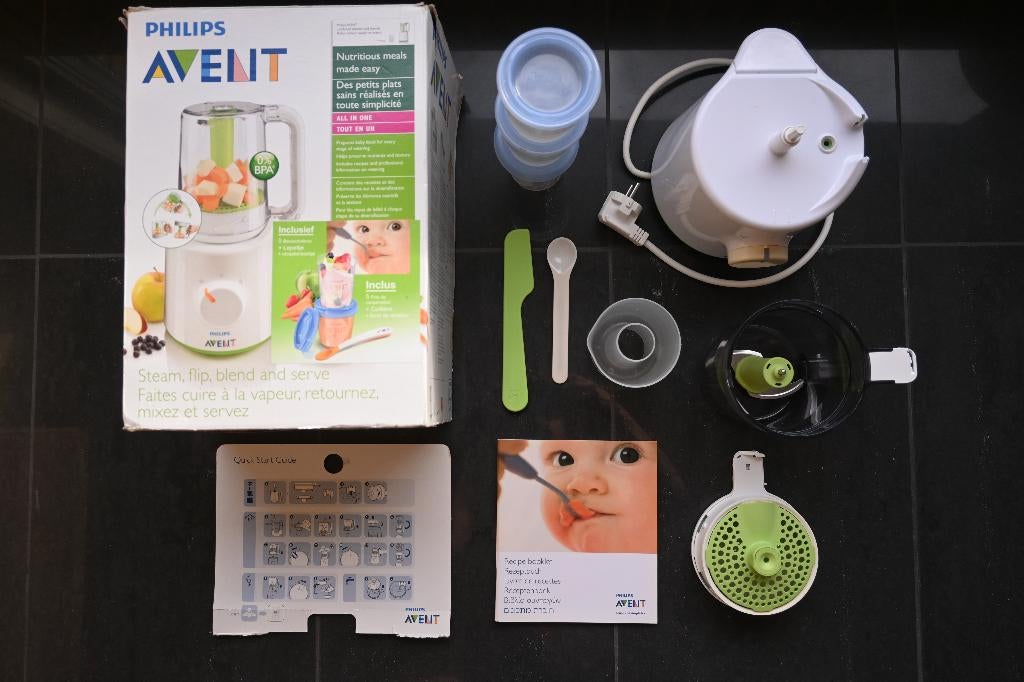 Philips Avent stoomkoker -mixer 2 in 1 BPA FREE, Kinderen en Baby's, Babyvoeding en Toebehoren, Ophalen of Verzenden, Gebruikt