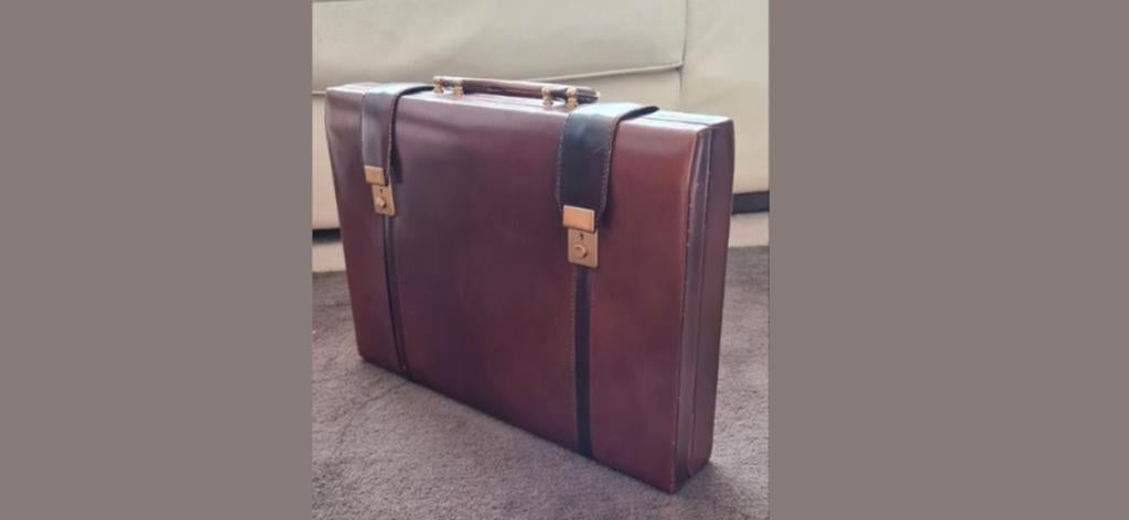 Porte-document en cuir, Enlèvement, Comme neuf