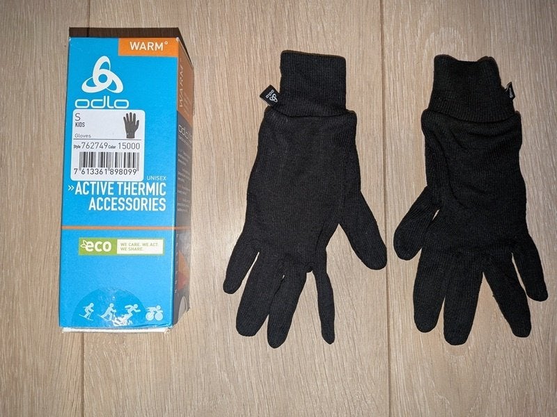 ski enfant - sous-gants de ski / gants ODLO taille S, Enlèvement, Comme neuf, Ski