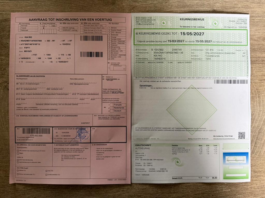 Kia Rio 1.2 Benzine Euro 6B/Airco/5 Deurs/GEKEURD, Auto's, Kia, https://public.car-pass.be/vhr/1ca7bddc-6265-4ba9-8706-462aae461b25