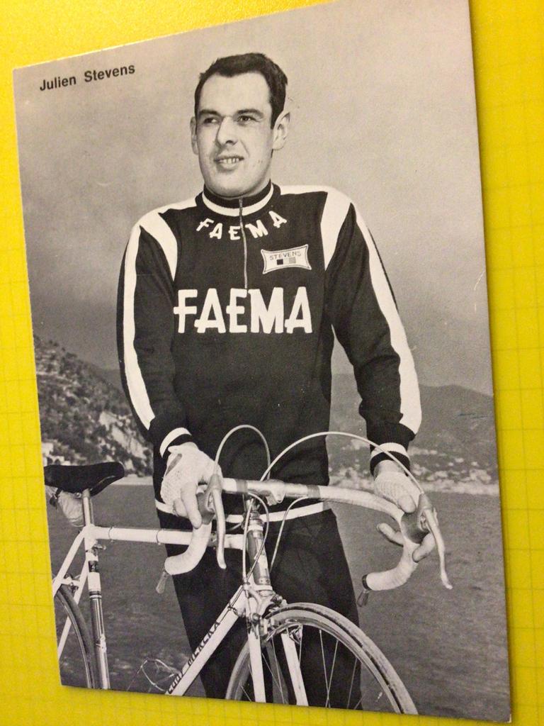 wielerkaart 1969 team faema julien stevens, Envoi, Comme neuf