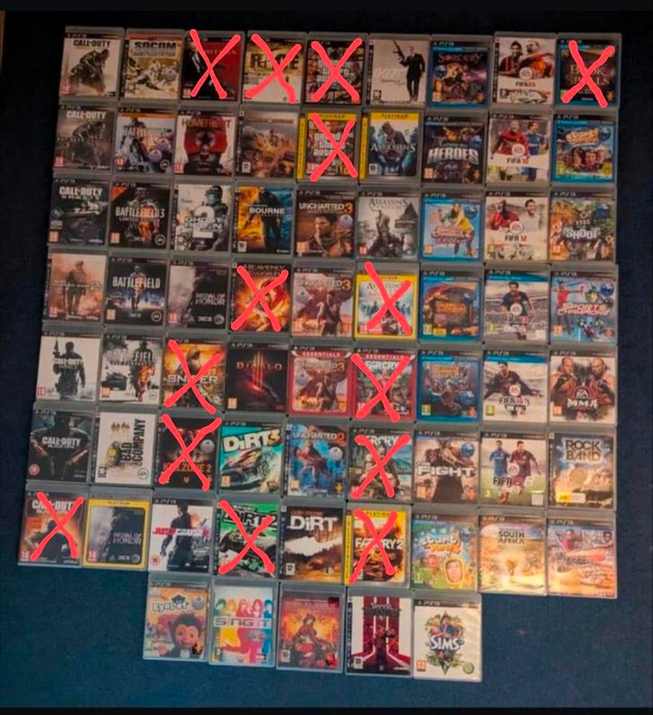 Jeux PlayStation 3 : 4 pour 10 euros - gratuits tous les 6, Enlèvement ou Envoi