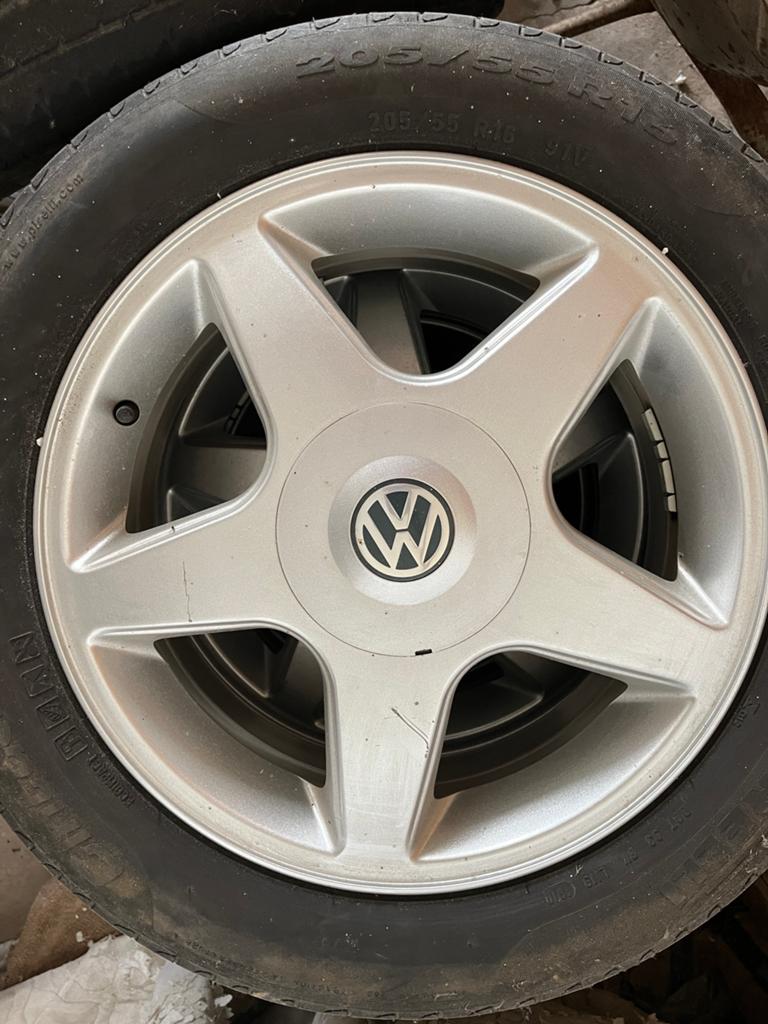 4 VW velgen 16 inch, Auto-onderdelen, Banden en Velgen, Ophalen, 16 inch, Velg(en)