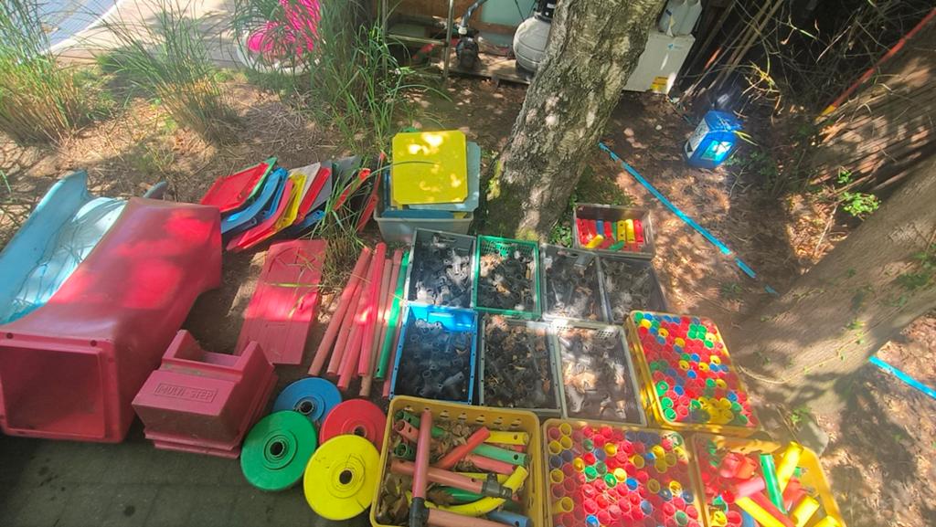 Groot QUADRO pakket met glijbanen en heel veel extra's!, Enfants & Bébés, Enlèvement