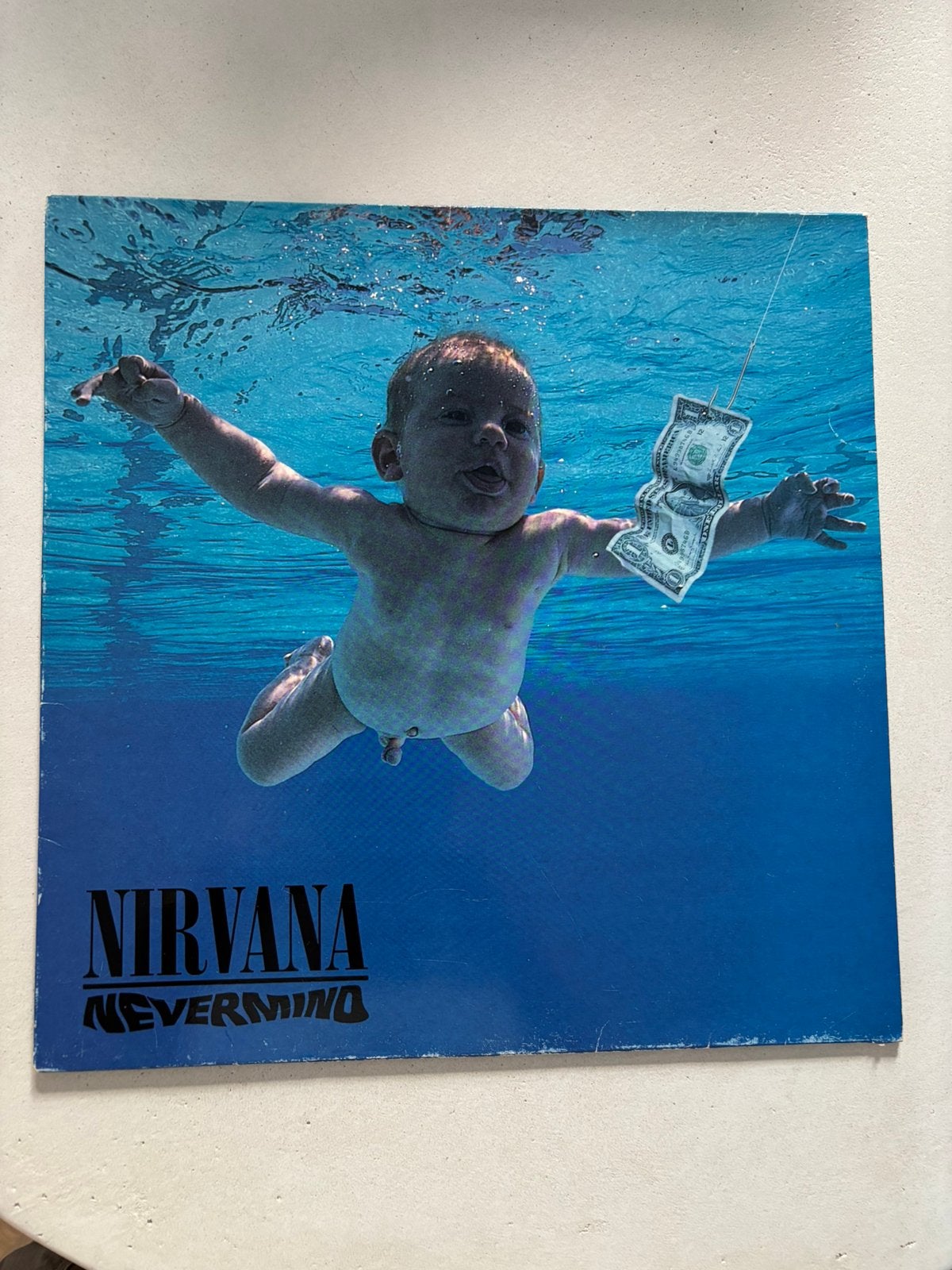 Lp nirvana - nevermind 1991 spain persing vg+, zeldzaam, Ophalen of Verzenden, Zo goed als nieuw, LP