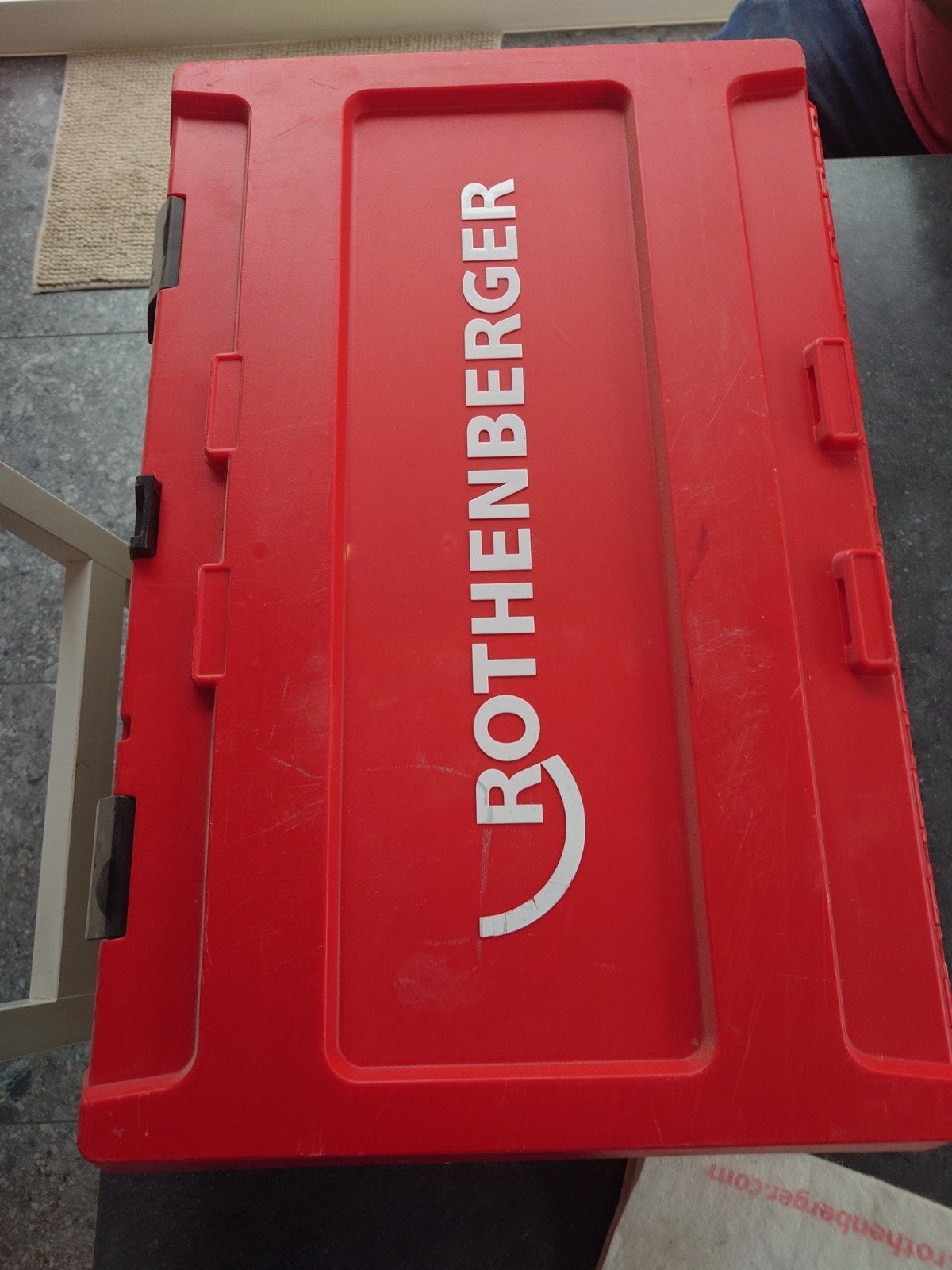 Rothenberger accu perstang, Ophalen