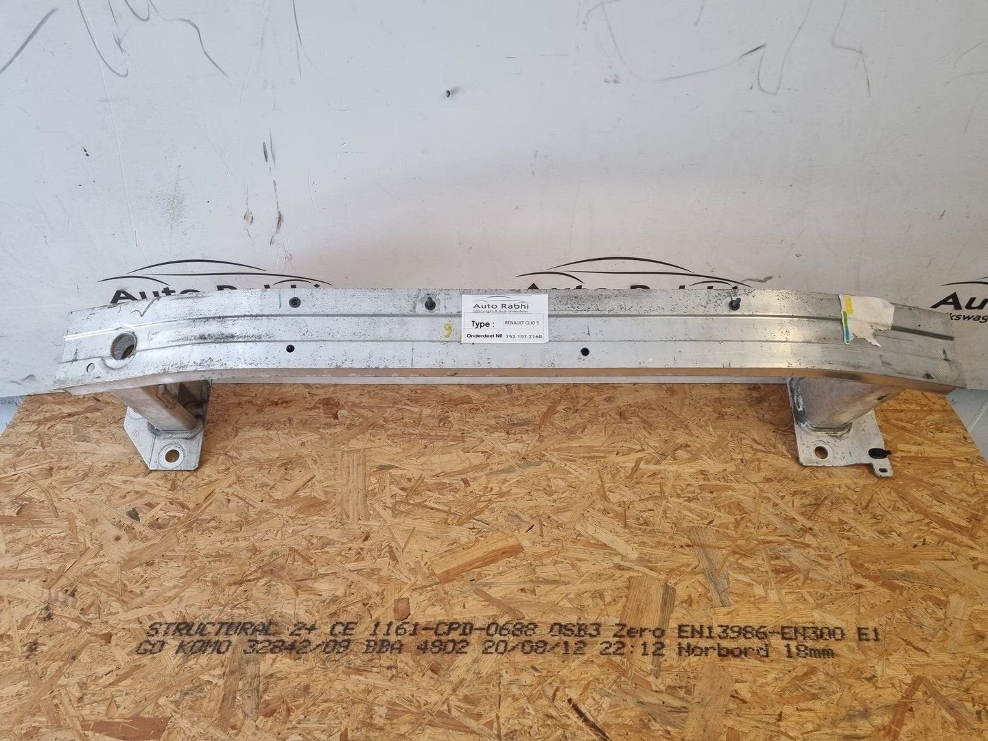 Renault CLIO 752107216R VoorBumperbalk, Gebruikt, -, Renault, -