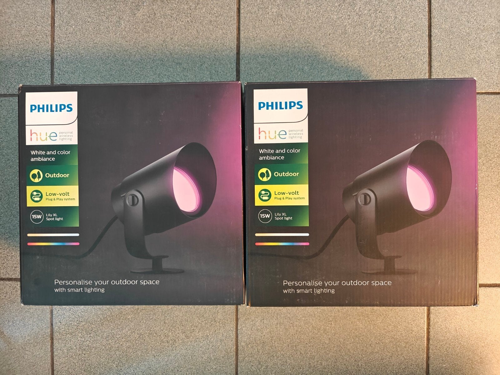 Philips Hue Lily XL Buiten Spot - White & Color Ambiance, Ophalen, Led-lamp, Minder dan 30 watt, Overige fittingen