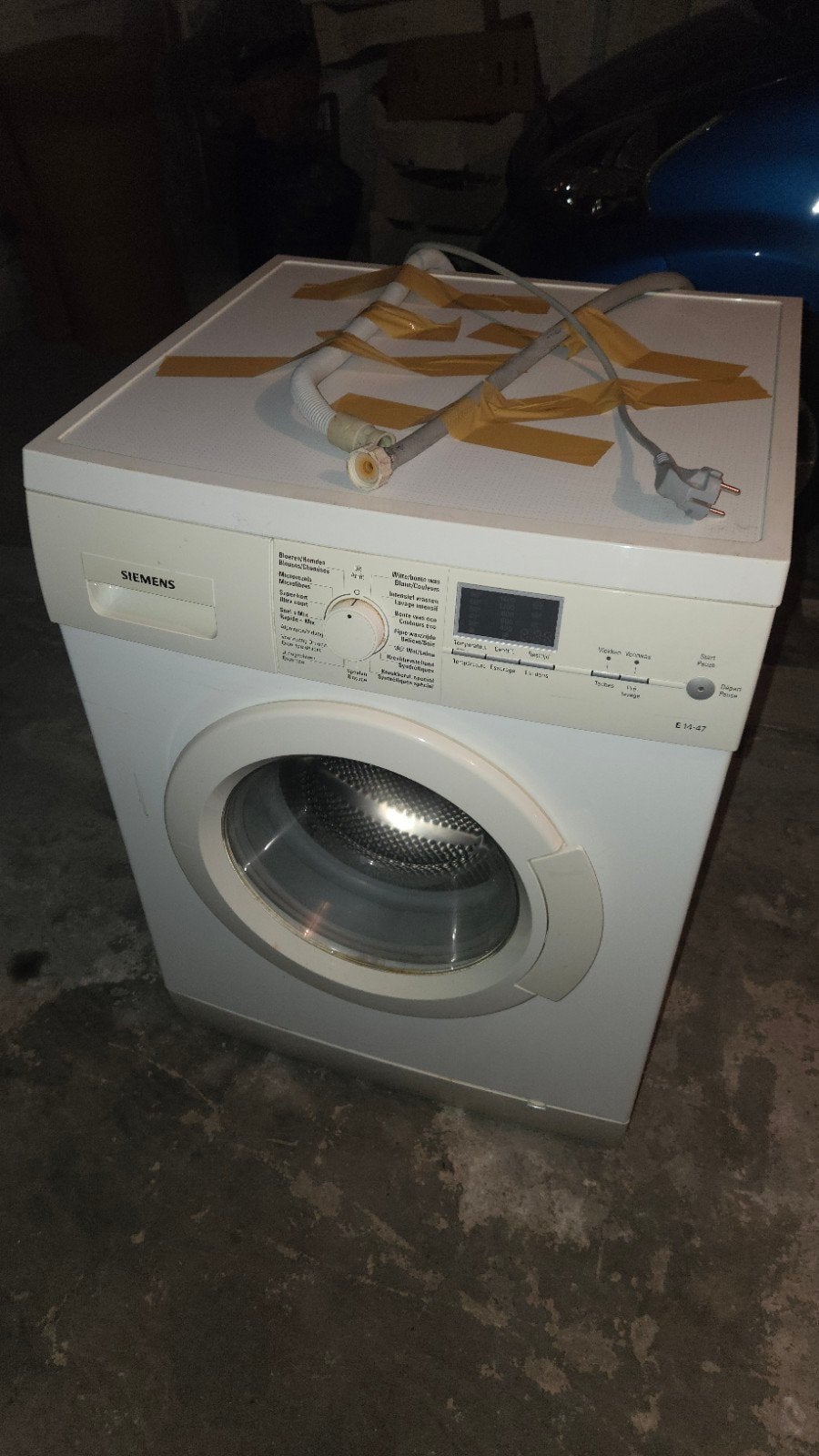 machine à laver Siemens, 1200 à 1600 tours, 6 à 8 kg, Programme lavage à la main, Chargeur frontal