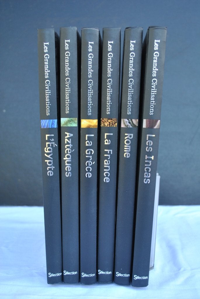 6 VOLUMES COLLECTION LES GRANDES CIVILISATIONS, Boeken, Ophalen of Verzenden, Gelezen