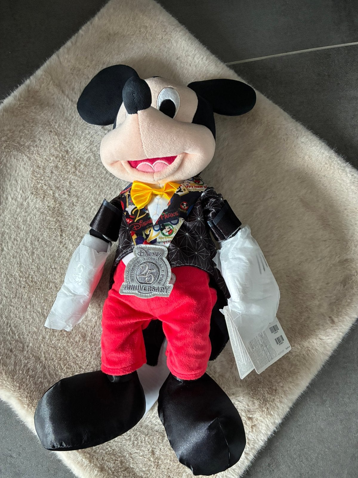 Mickey Mouse 25 jaar, Verzamelen, Ophalen of Verzenden, Mickey Mouse, Nieuw, Knuffel