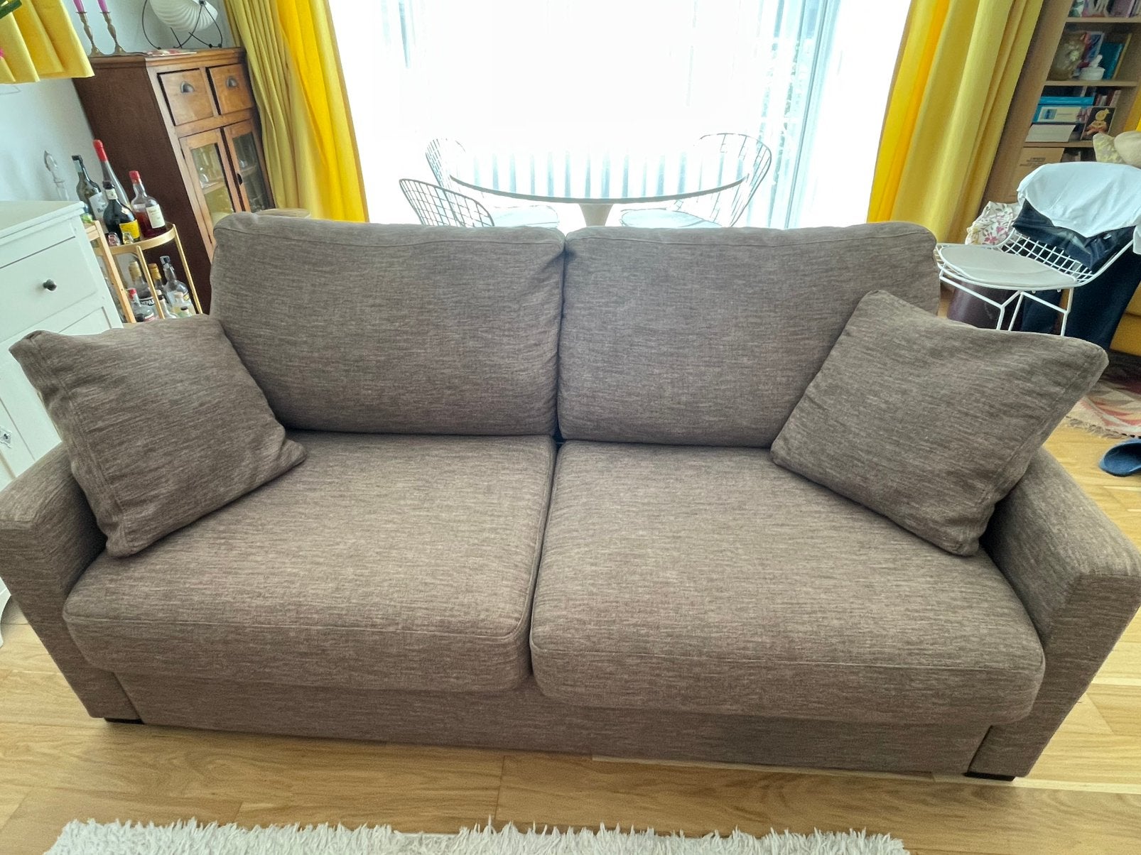 Canapé lit: couchage 140/180cm, Trois personnes, 100 à 125 cm, 200 à 250 cm, Banc droit
