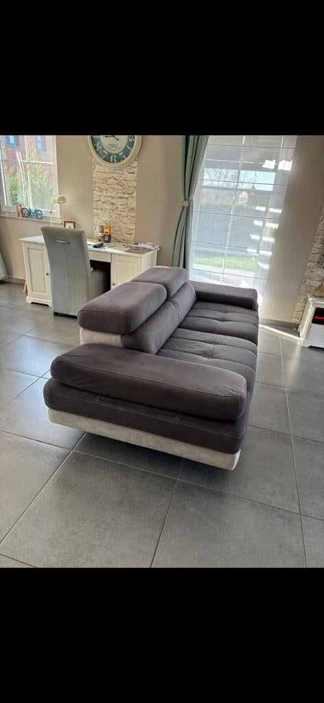 Salon 3+2  très bon état en micro fibre, Huis en Inrichting, Zetels | Zetels en Chaises Longues