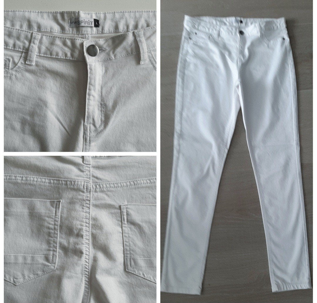 Witte broek stretch perfecte staat, Enlèvement ou Envoi, Comme neuf