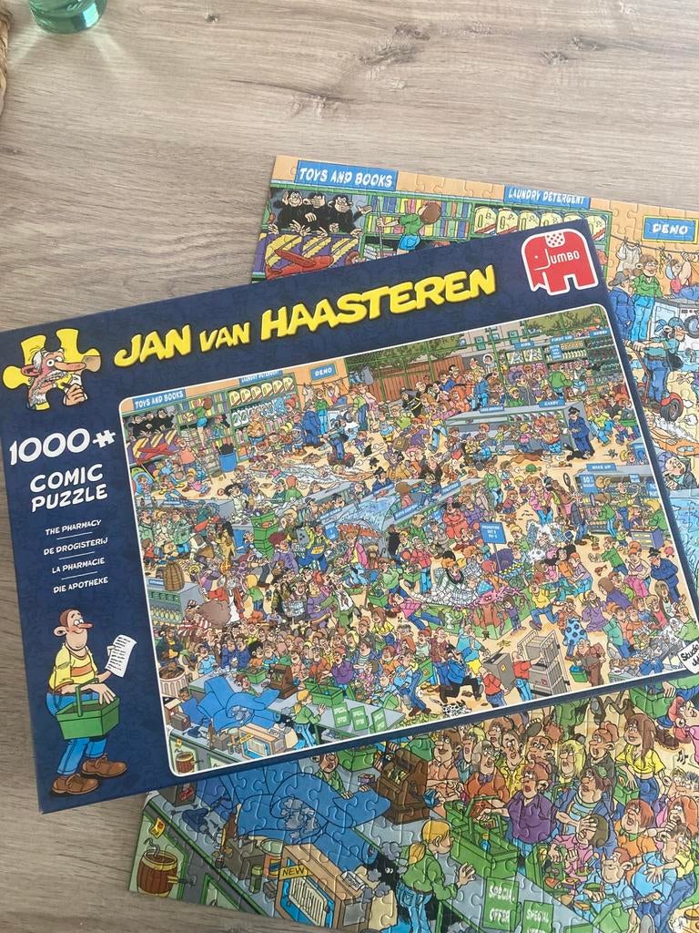 Puzzel Jan Van Haasteren 1000 stuks, Ophalen of Verzenden, 500 t/m 1500 stukjes, Gebruikt, Legpuzzel