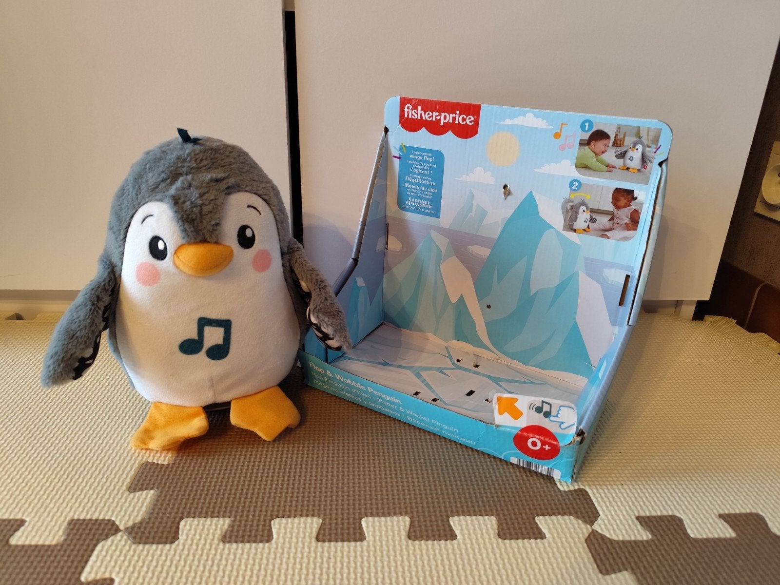 Fisher Price pinguïn met muziek, Ophalen, Zo goed als nieuw