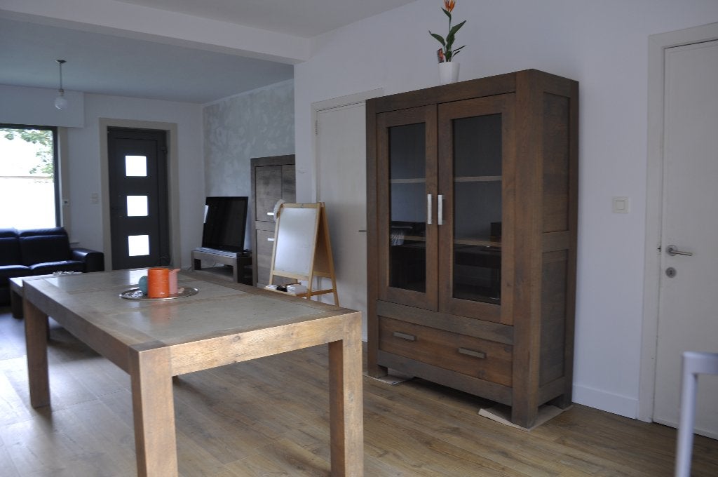 table à manger en chêne, Maison & Meubles, Enlèvement, Utilisé, 50 à 100 cm, Chêne