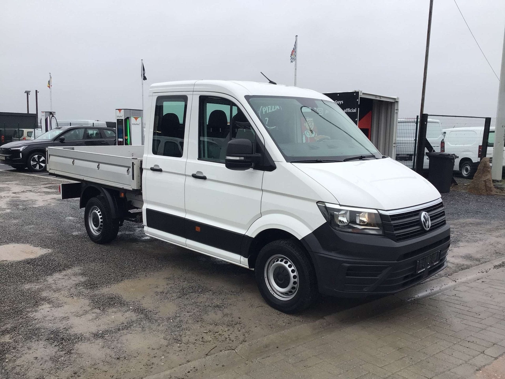Volkswagen crafter laad/dubbel/cabine 2023 7plaatsen 26950e, Auto's, 4 deurs, Gebruikt, 4 cilinders, Bedrijf