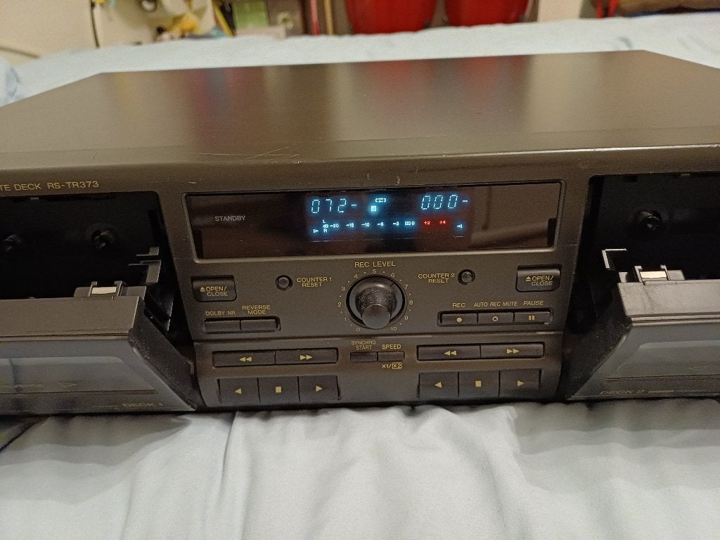 Dubbele cassette deck Technics, TV, Hi-fi & Vidéo, Decks cassettes, Enlèvement ou Envoi, Double, Autres marques, Auto-reverse