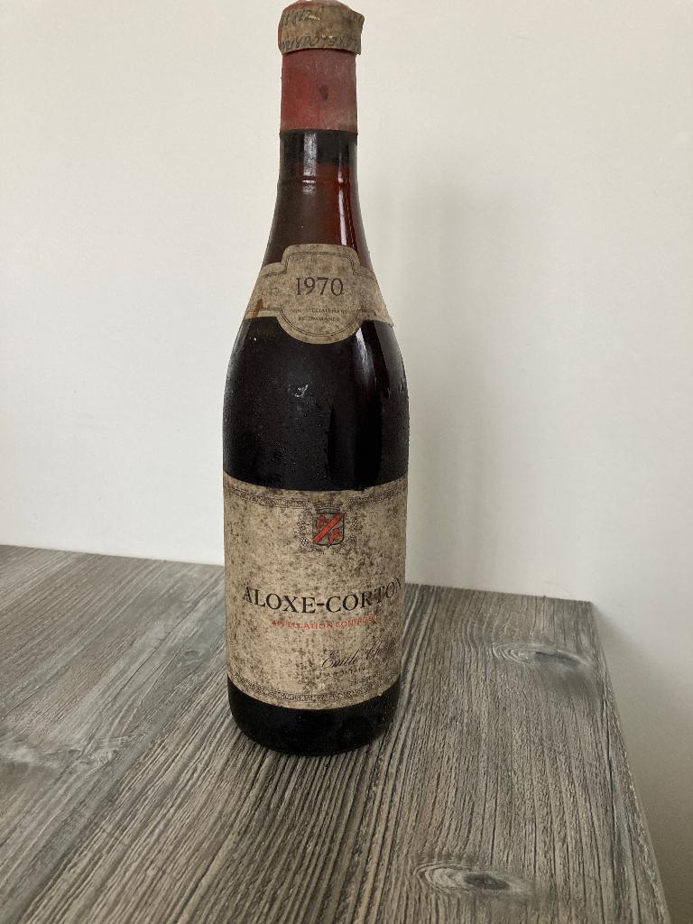 Vintage wijn Aloxe-corton 1970, Pleine, Comme neuf, Enlèvement, Vin rouge